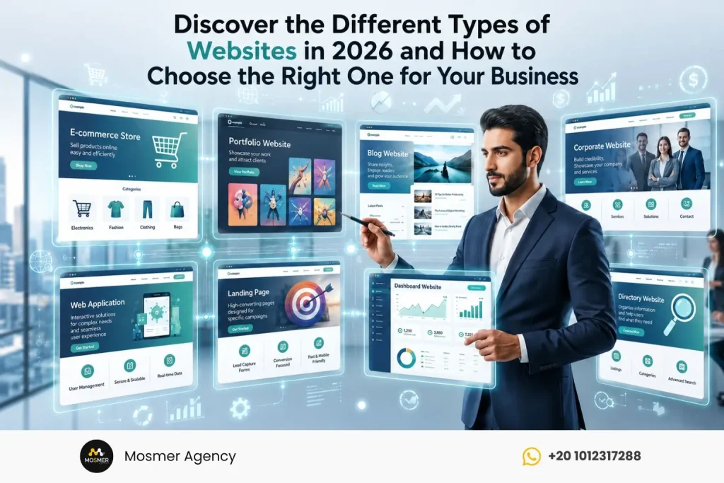 different types of websites